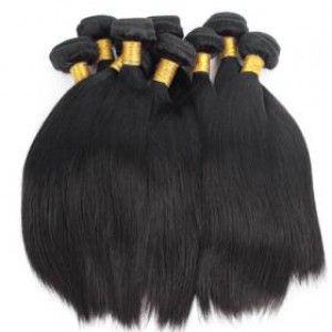 Human hair weft